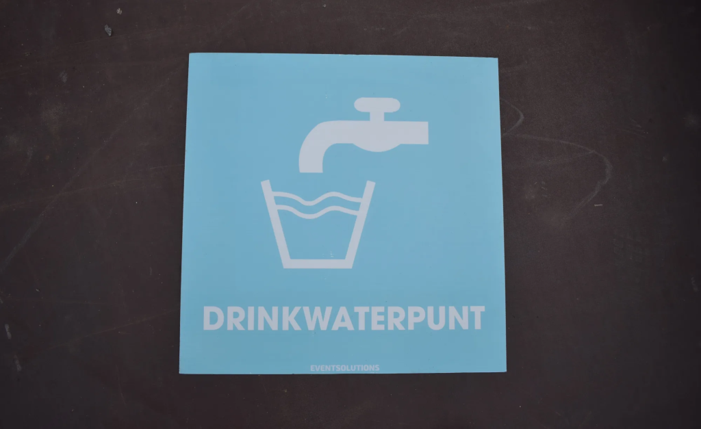 Bord vierkant Drinkwaterpunt