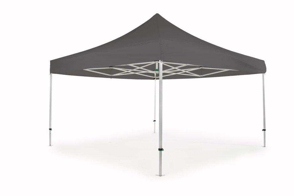 Easy up tent 4x4 Antraciet incl. zijwanden