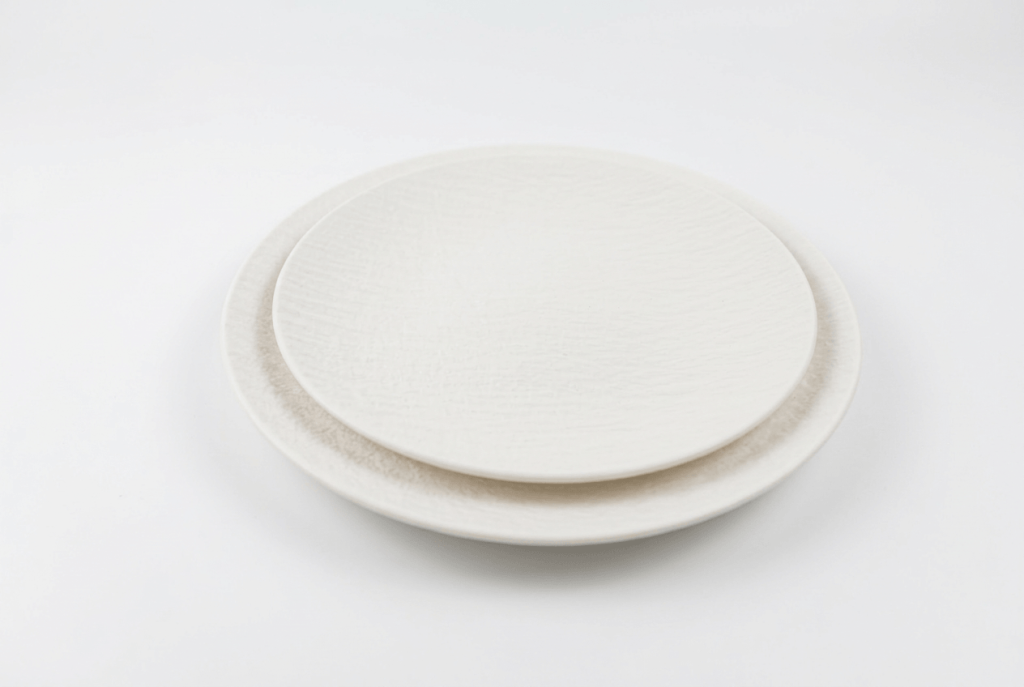 Bord Texture Wit groot 25cm