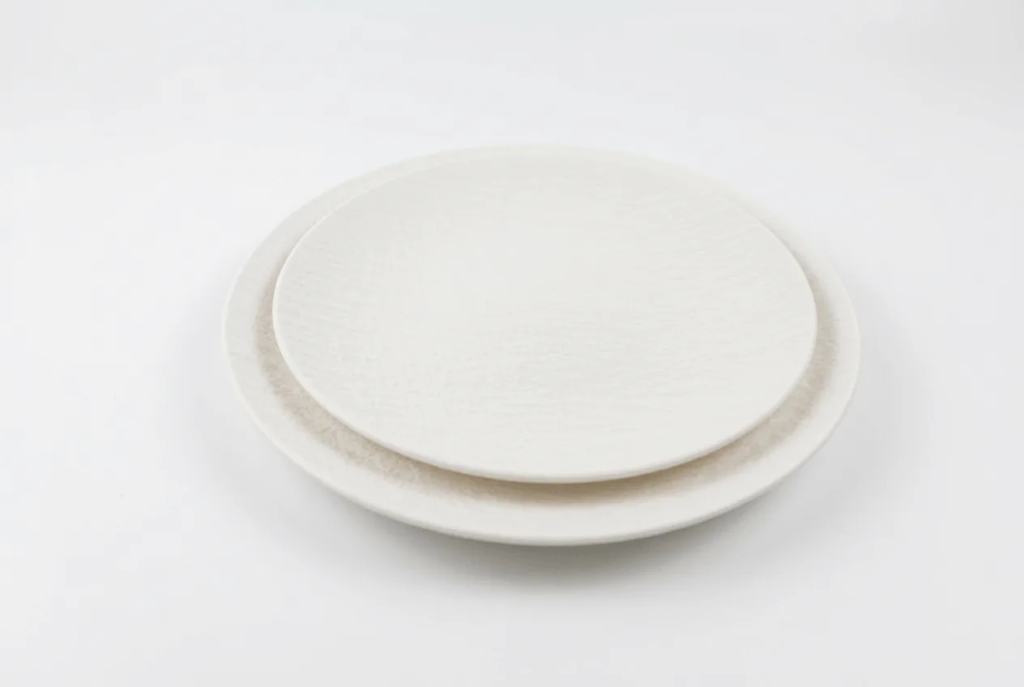 Bord  Texture wit klein 21cm