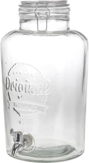 Glazen drankendispenser 8L